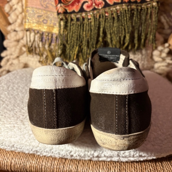 GOLDEN GOOSE SUPERSTAR SUEDE SNEAKER Size 40 Brown Suede Pre Loved - Authentic - Picture 4 of 7